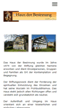 Mobile Screenshot of hausderbesinnung.ch